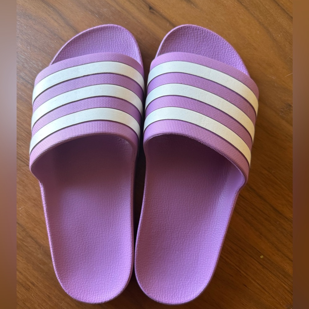 Adidas Women's Lavender Slide Sandals